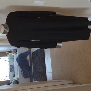 Carol M studio vintage  black and silver sequin evening dress size 10-12